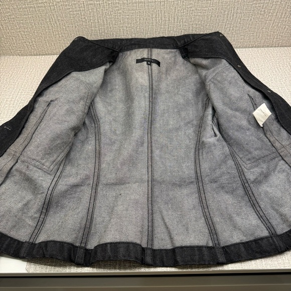 ❌SOLD❌GUCCI Authentic Denim Jean Black Jacket Size Small | 9901566💚 - Picture 10 of 17